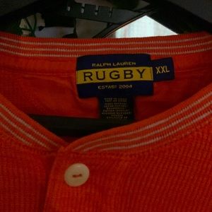 Rugby by Ralph Lauren - XXL - Orange Thermal w/Native American Graphic